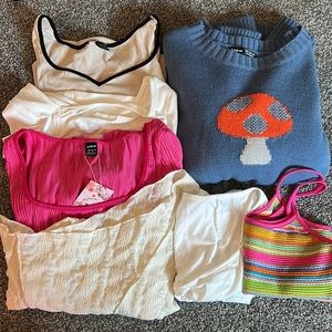 Shein 7pc bundle of tops - xs